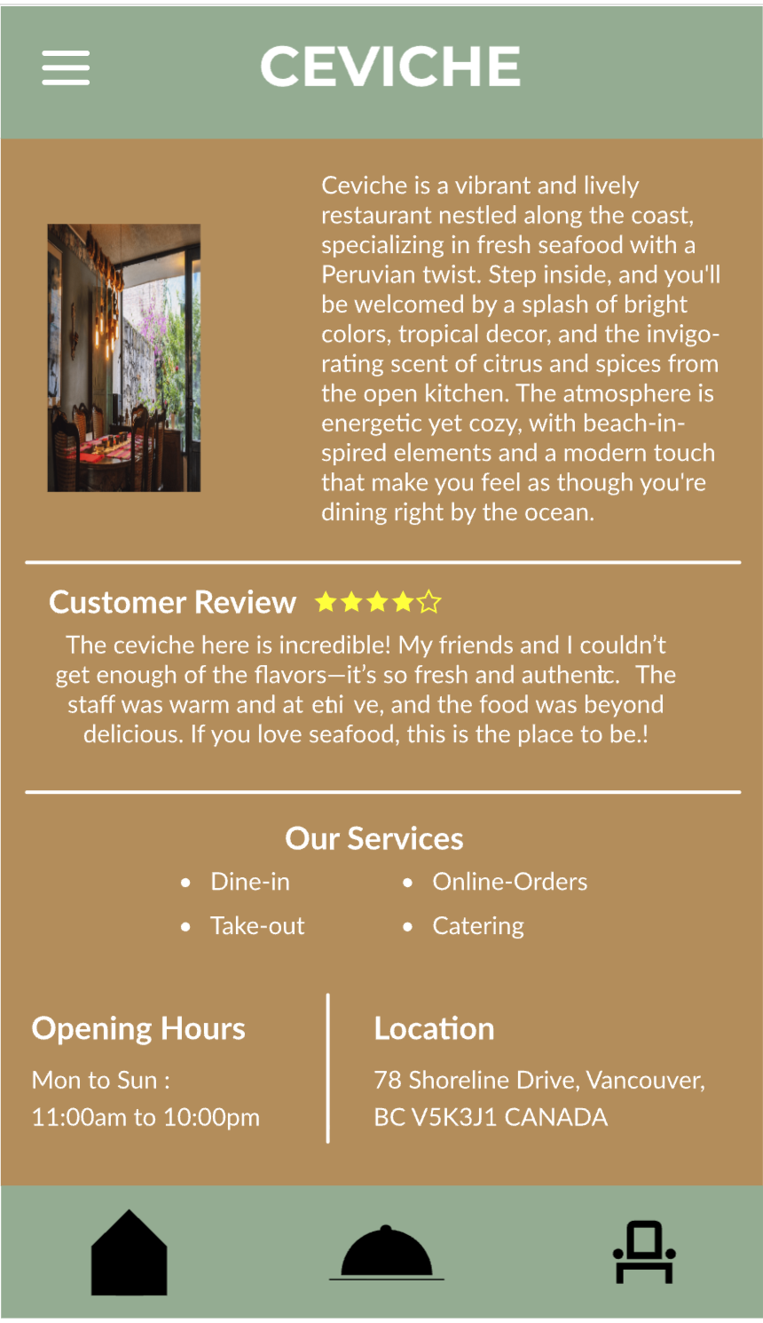 Ceviche Screen